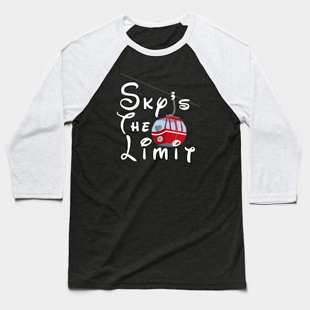 Sky's The Limit Baseball T-Shirt by HIDENbehindAroc